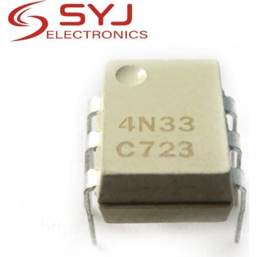 10pcs/lot EL4N33 4N33M 4N33 DIP-6 In Stock