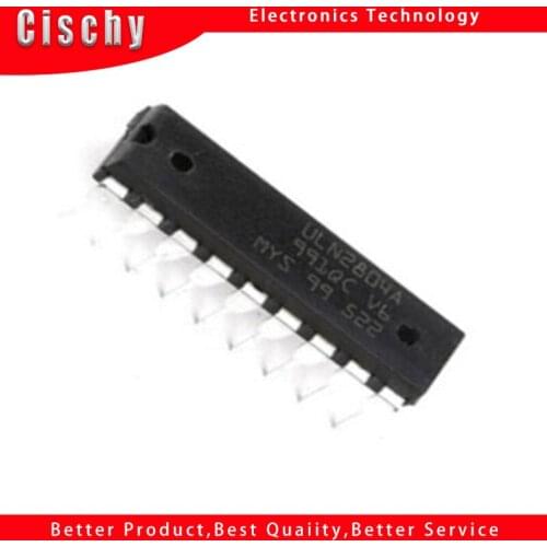 10PCS ULN2804A DIP-18 ULN2804 DIP18 ULN2804AN DIP ULN2804APG ULN2804AP Darlington Transistor Array New Original