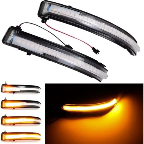 Car LED Dynamic Turn Signal Light Rearview Mirror Light for Nissan X-Trail T32 Qashqai J11 Murano Z52 Navara Juke