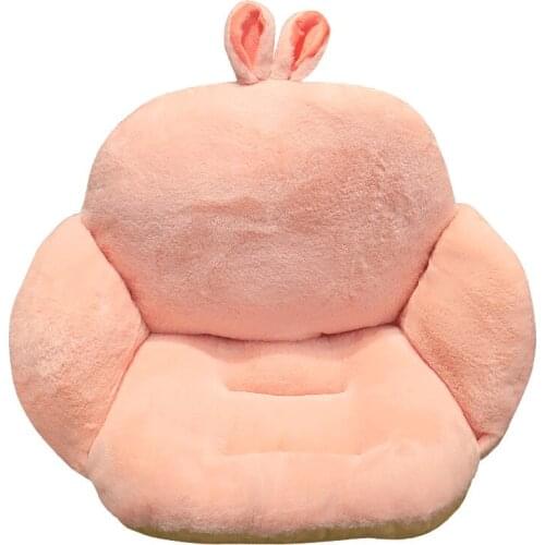 Chair One-piece Cushion Office Sedentary Butt Mat Student Seat Back Cushions Waist Support Chair Backrest Mat Home Decoration