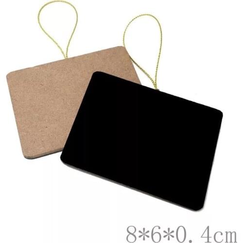 Wooden blackboard with stand mini message blackboard