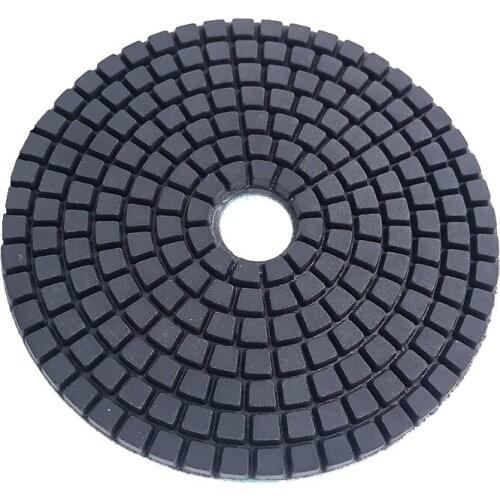 Economic type 4inches Granite Flexible Polishing Pads in Wet Use