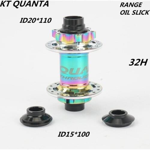 KT QUANTA RANGE Through Axle MTB Mountain Downhill Bike 20*110 Hub 32 Holes 15*100QR AM ENDURO DIRT JUMP Bicycle Front DISC Hub
