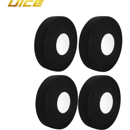 Ice Hockey Tape Stick Black White Cotton Sports Tape For Badminton Hockey Stick Climbers Athletic Equipment