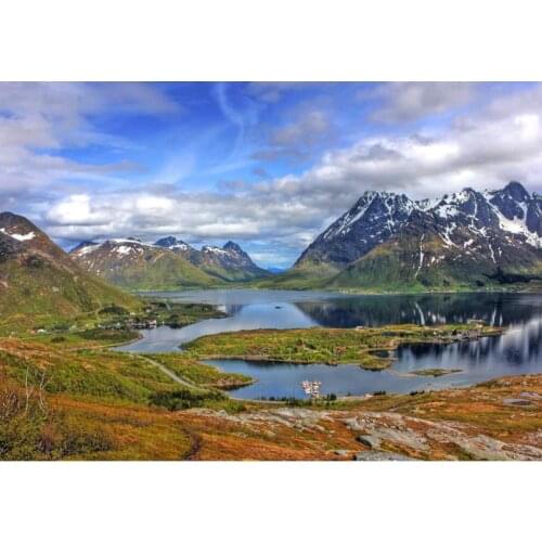 Full daimond painting mountain scenery embroidery mosaic stickers diamond dotz rhinestone picture puzzle drawing wall decor diy