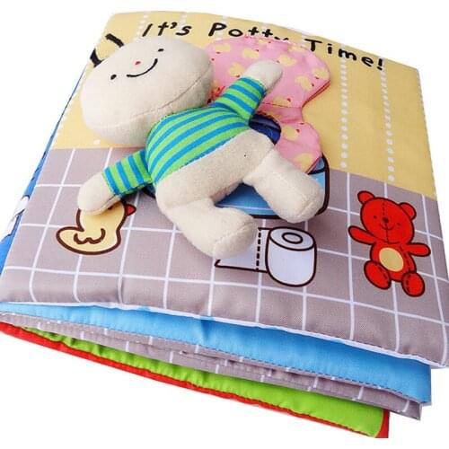 Soft Cloth Books Toddler Newborn Early Learning Develop Cognize Reading Puzzle Book Toys Infant Quiet Book For Kids