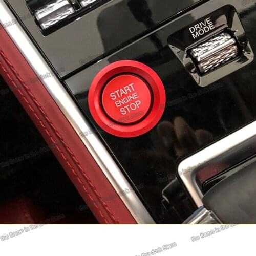 Lsrtw2017 Zinc Alloy Car Engine Start Stop Button Trims Ring Cover for Changan Cs75 Plus 2020 2021 One-button Accessories Auto