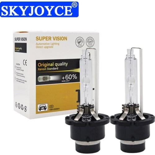SKYJOYCE 12V 55W Xenon D2S D4S HID Xenon Bulb 4300K 8000K 10000K 5000K 6000K Car Headlight Bulb 35W 55W D2S D2R D4R D4S HID Bulb