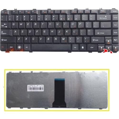 SSEA New US Keyboard For IBM Lenovo Ideapad Y450 Y550 Y550A Y550P Y560 Y560A Y560AT Y560P Series Black