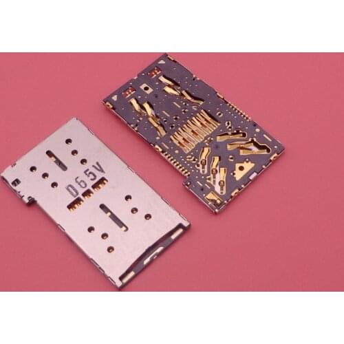 3pcs Connector For Sony Xperia X Compact F5321 Original SIM Card Reader Socket Slot Tray Holder Module Replacement Part