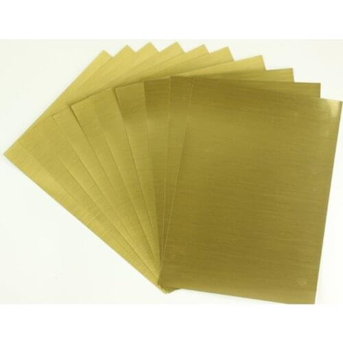A4 self-adhesive golden silk film inkjet pigment dye desktop printer brushed silver stickers won't fade away A3 20sheets