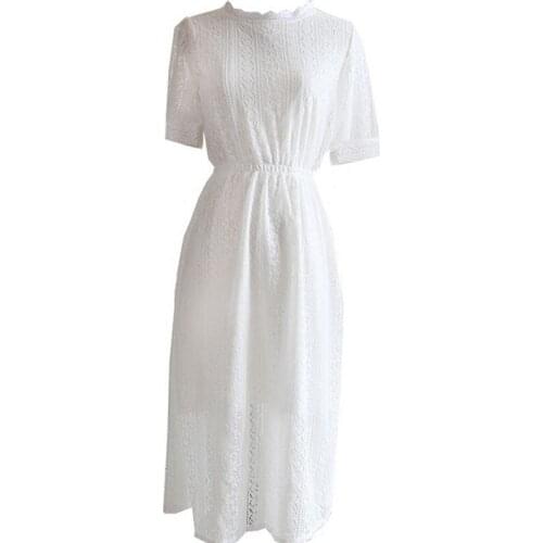 TangWindVisual White Summer Dresses