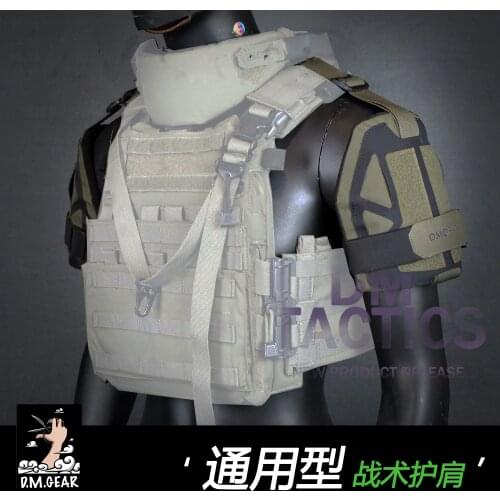 Tactical Vest Universal Shoulder Armor Compatible With Most Vests