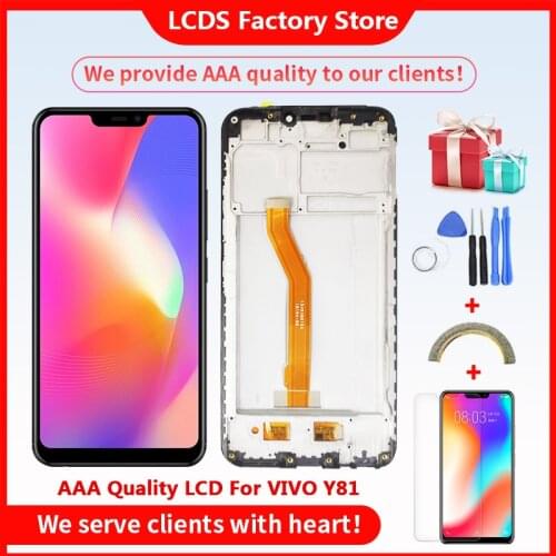 6.22“ Grade AAA Quality LCD For VIVO Y81 LCD With Frame LCD Display Screen For VIVO Y81 LCD With Frame Display Screen 10-Touch