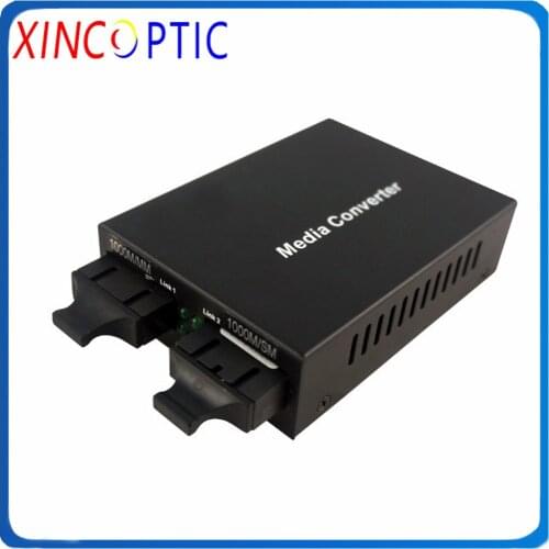 10/100M Duplex MM 2KM SC to Dual Fiber SM 25KM SC Media Converter,155M Single-Multi Mode MM to SM Megabit Converter