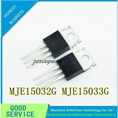 10PAIR=20PCS/LOT MJE15032G MJE15033G MJE15032 MJE15033 8A 250V TO-220 AUDIO TRIODE