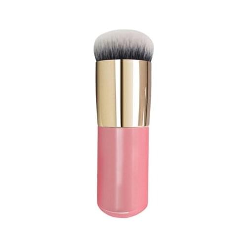 100pcs/lot 10.5cm Size Chubby Pier Wood Foundation Brush Flat Cream Makeup Brushes soft Professional Cosmetic Make up Brush