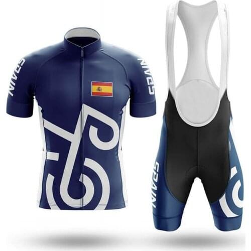 2021 Spain cycling clothing set men mtb suit cycling uniform bicycle team jersey kit road bike outfit equipacion ciclismo hombre