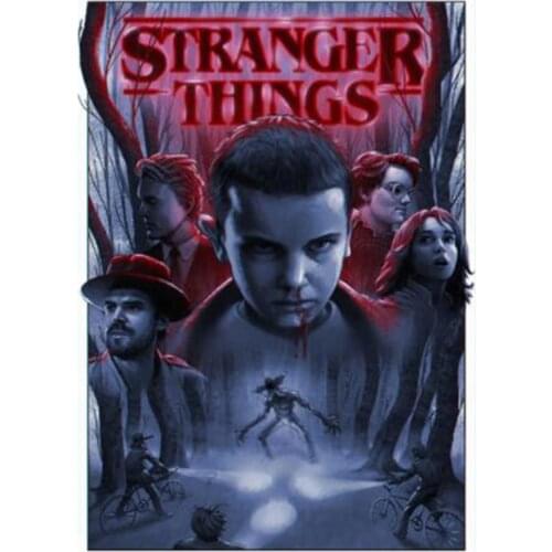 Stranger Things 4 Poster 5D DIY Diamond Painting All Square Round Diamond Mosaic Embroidery Movie Character Cross Stitch Picture