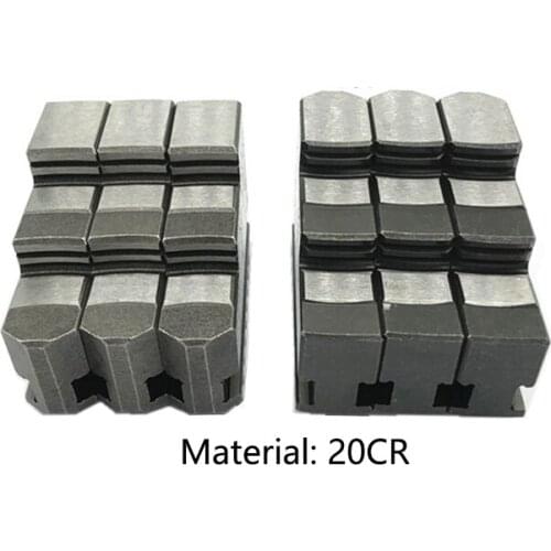 80/100 Three-jaw chuck jaws, positive and negative jaws