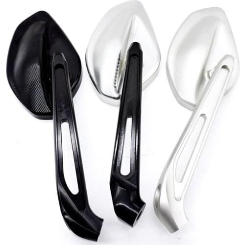 1Pair Motorcycle Side Mirror Aluminium CNC Rearview For CIRCUIT HONDA Cb1000 shadow Suzuki Bandit Yamaha XJ6 Kawasaki ninja KTM