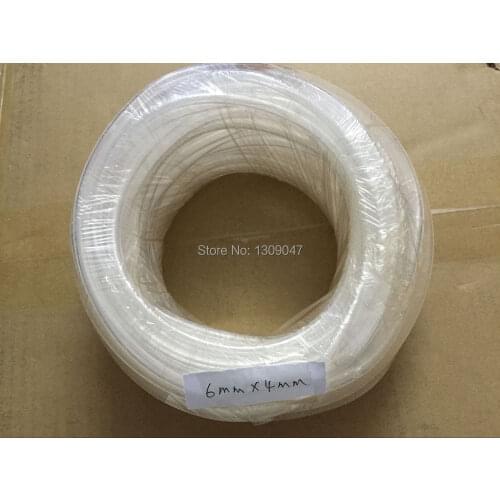 Free shipping 50meters 6mm*4mm printer tube printer ink tube solvent ink tube for solvent printer