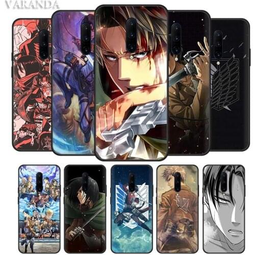 Anime Attack On Titan Cases for Oneplus 8 7T 7 Pro 5G 6T 6 Cas for Lenovo K10 Plus A6 Note Z6 Youth Lite TPU Cover