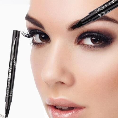 Four-color Long-lasting, Waterproof And Color-fast Four-headed Eyebrow Pencil Not Easy To Break Long Lasting Makeup TSLM1