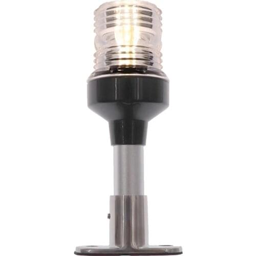 6 12 inch LED Boat Lights Navigation Waterproof Stern Anchor Light 4500K Warm Marine White Lamp 12~24V