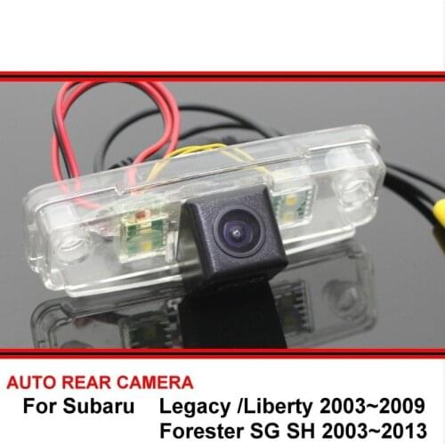 For Subaru Forester Legacy Liberty 2003 ~ 2013 Night Vision Rear View Camera Reversing Camera Car Back up Camera HD CCD