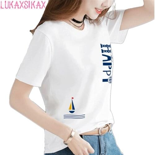 LUKAXSIKAX Short Sleeve Women's T-Shirts