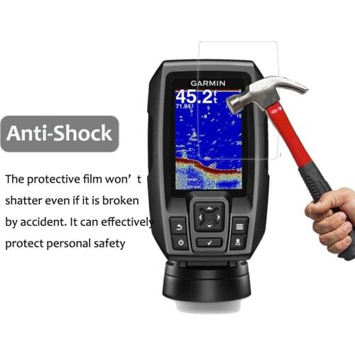 3Pack Fishfinder GPS Accessories Anti-shock Soft Screen Protector for Garmin Striker 4 Striker4 LCD Screen Guard Film