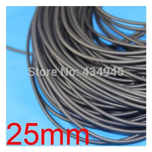 NEW 25mm diameter 1meters length NBR Rubber Seal strip Nitrile butadiene oil proof Oil Resist rubber bar