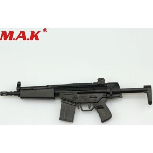NEW 1/6 Scale 4D Assembled Weapon Model Carbine Gun HK53 Model Toy For 12 inches Soldier Figure Accessories Collection