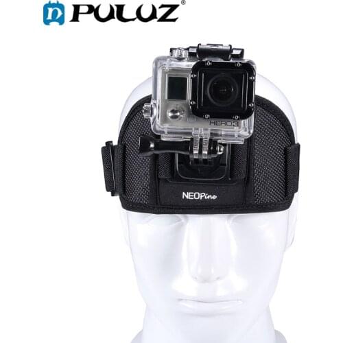 PULUZ Adjustable Action Camera Fixed Head Strap GoPro Head Belts for GoPro HERO4 /3+ /3 /2 /1, Xiaomi Yi Sport Camera