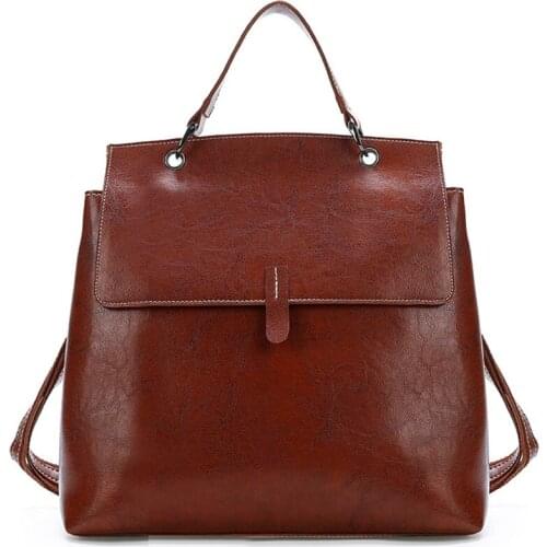 Women Backpacks Lady PU Leather Shoulder Bag Female Anti-theft Traveling Backpack Teenage Girl High Capacity School Bags Mochila