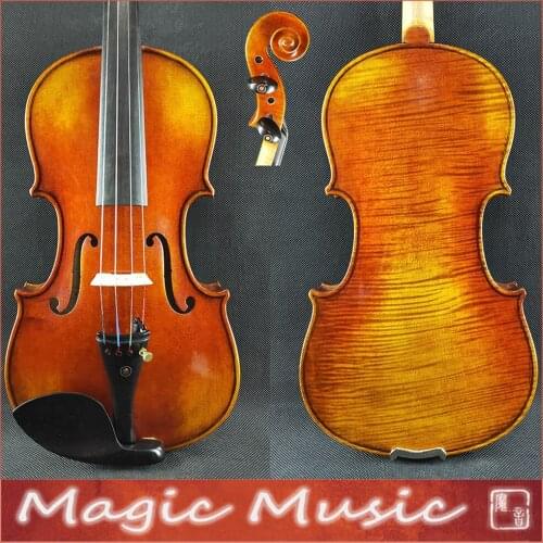 3/4 Size Violin! 18 Years Old European Spruce! Stradivarius Lord Wilton Top Violin Size 3/4, Handmade Oil Varnish