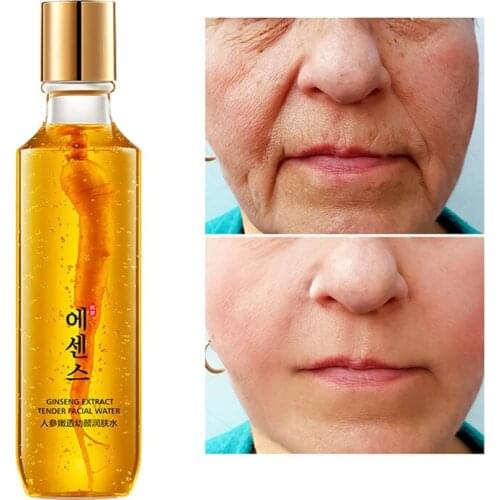 Face Tonic Ginseng Lotion Toner 150ML Moisturizing Whitening Anti-wrinkle Lifting Firming Brighten Skin Care Pore Minimizer P