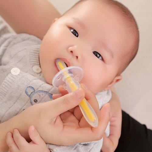 Feeding Toothbrushes Silicone Kids Teether Training Toothbrushes For Children Baby Toothbrush Infant Newborn Brush Tool teether