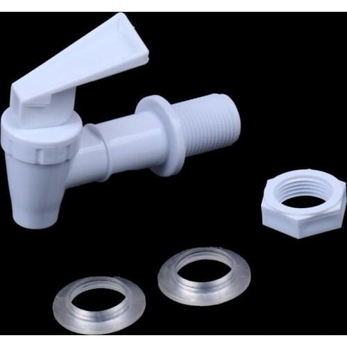 1pc Plastic Water Dispenser Tap Thread Dia Bottled Spigot Faucet Bibcocks Pipe Valve