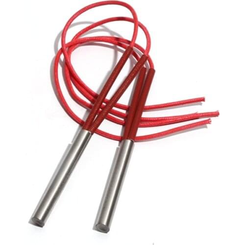 10PCS 10mm 62~75mm 201SUS Tubular Electric Cartridge Heater 110V/220V/380V 150W/160W/170W/180W Heating Resistance Element