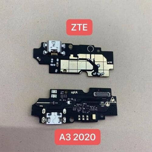 10pcs Charging Port Board For ZTE Blade A3 2020 Mobile Phone Flex Cables Replacement USB Charger Dock