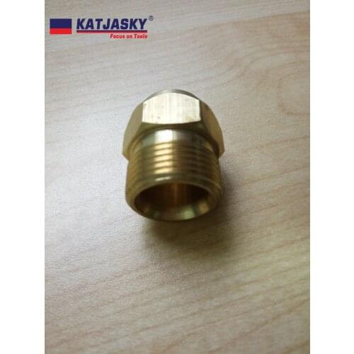 100% copper car washer hose connector one end Female G1/4 another end Male thread M22*1.5*14MM Hole dia.14mm