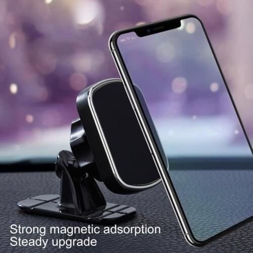 60% Dropshipping!!Car Mobile Phone Bracket Magnetic Universal Center Console Cellphone Holder Stand for Desktop