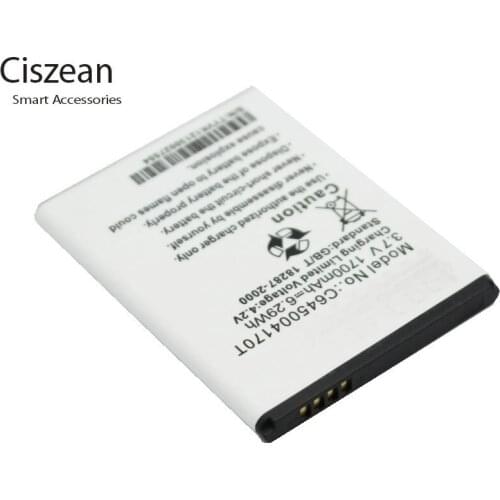 Ciszean 1x 3.7V 1700mAh Replacement Li-ion Battery C645004170T For BLU Studio Adanvance 4.5 A310 batteries