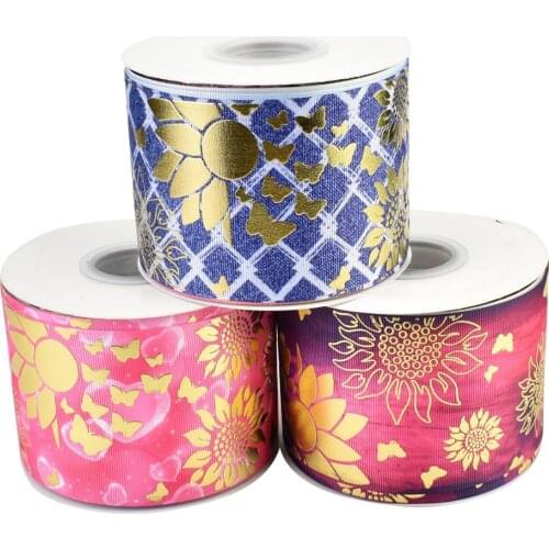 HSDRibbon 75mm 3inch hsd-design custom Pattern on Grosgrain Ribbon