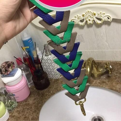 Herramientas para cuero leather craft template fabric cutter shoulder bag chain die cutting knife mould hand machine punch tool