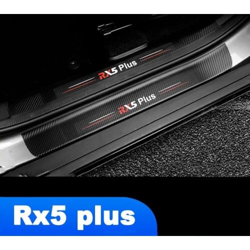 Lsrtw2017 Car Door Sill Mat Threshold Protector Sticker for Mg Roewe Rx5 Plus 2020 2021 Interior Accessories Auto Styling