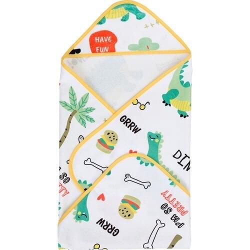 Dough Swaddle Baby Dino Beach Towel