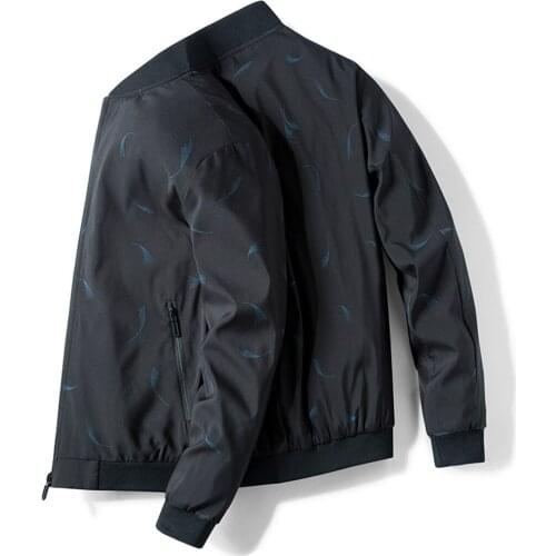 QSuper Spring&Autumn Men Jacket Casual Fashion Baseball Jackets For Man All-Match V-Neck Slim Male Brand Clothing Multi-sizes